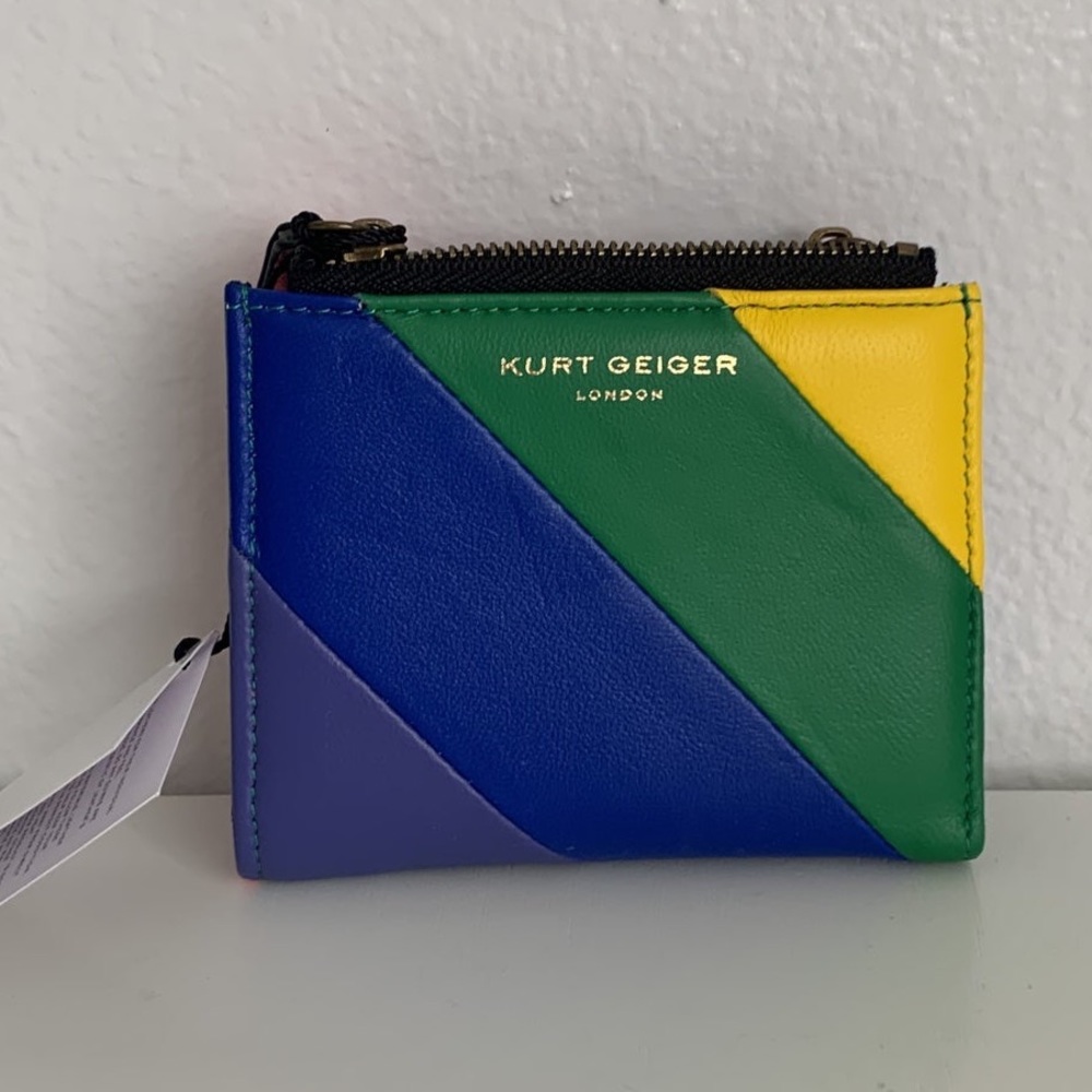 Kurt Geiger London Rainbow Mini Purse Wallet New with tags